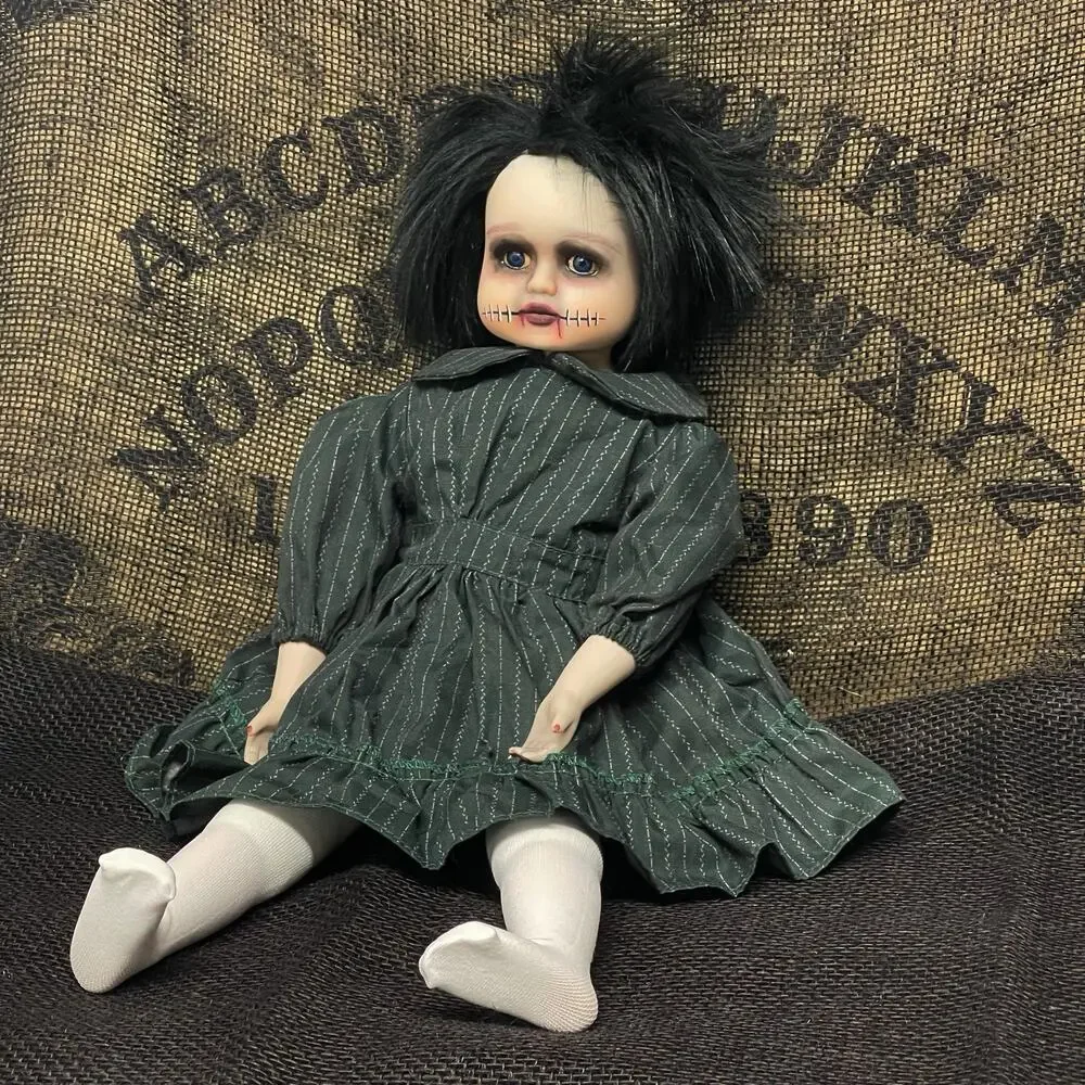 OOAK Creepy Odd 18” Haunting Creepy Spooky Scary Halloween Horror Art Doll